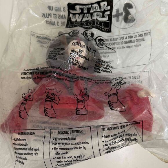 Star Wars Other - NEW LUCASFILM‎ STAR WARS EPISODE I CUP TOPPER SET COLLECTIBLE TOY MOVIE